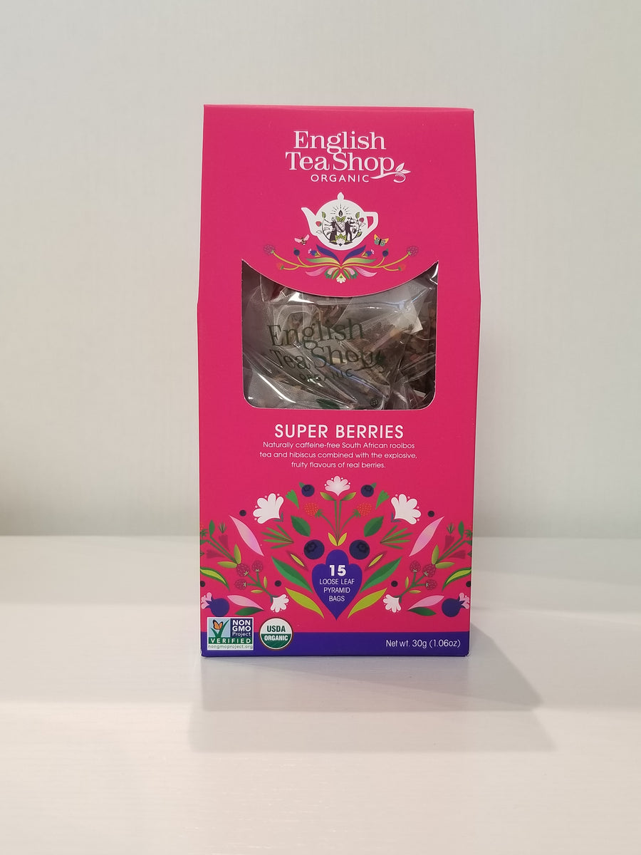  English Tea Shop Collection Pyramid, Super Fruit Tea, 24 Gram  : Grocery & Gourmet Food