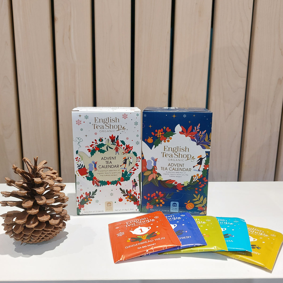 English Tea Shop Advent Tea Calendar 25 Tea Bag Sachets 3pm Tea Shop