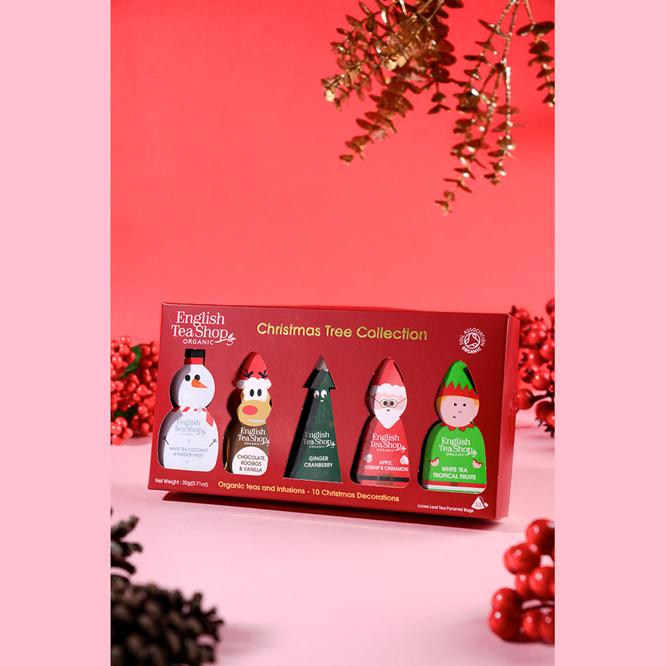 English Tea Shop Organic 聖誕公仔茶包禮盒 Christmas Characters 10 Pyramid Tea Bags
