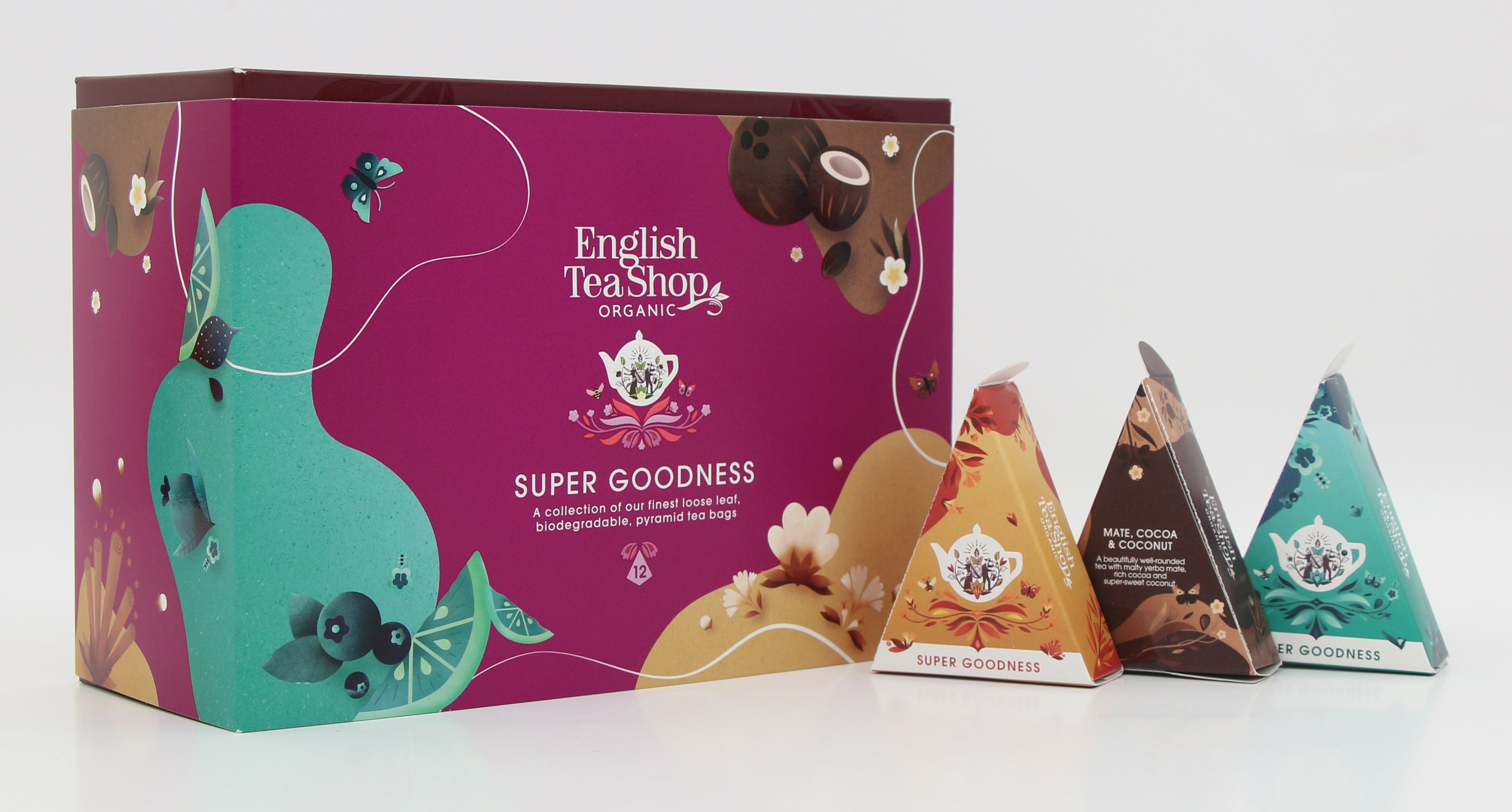 English Tea Shop Organic Super Goodness Collection Prism - 12 Pyramid – 3pm Tea  Shop