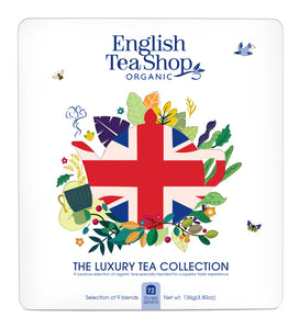 English Tea Shop Organic Union Jack Gift Tin - 72 Tea Bag Sachets