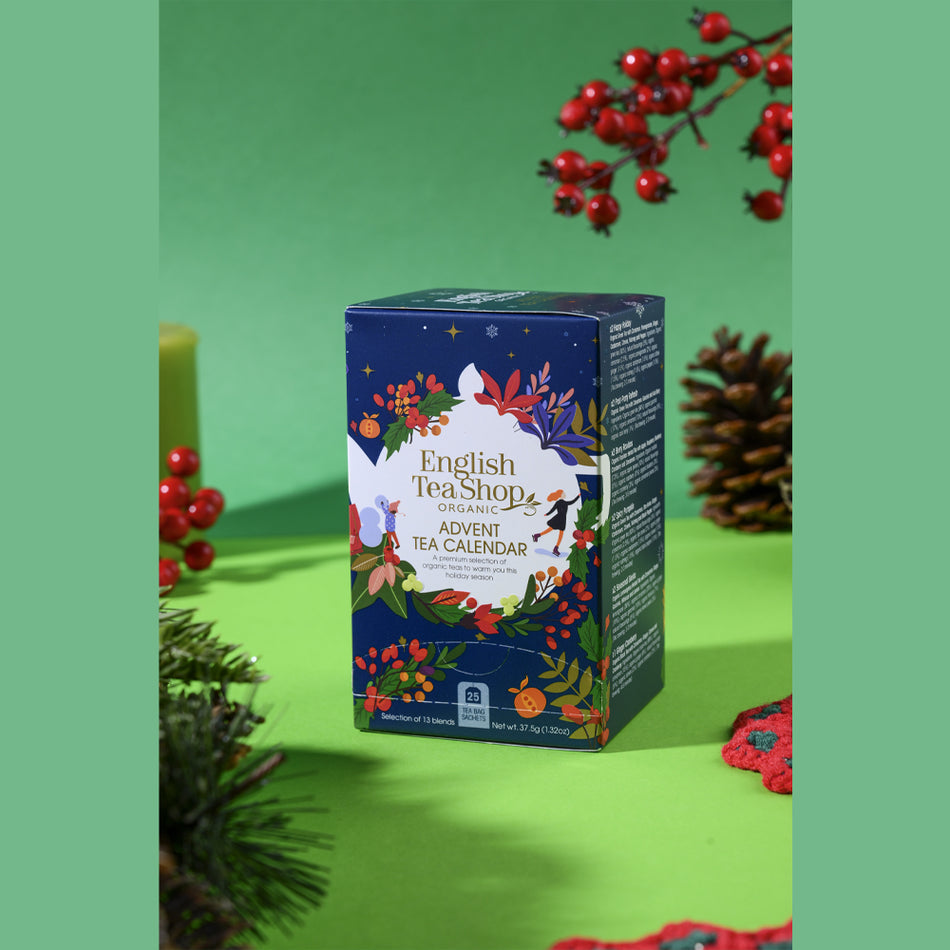 English Tea Shop Organic - Advent Tea Calendar - 25 Tea Bag Sachets