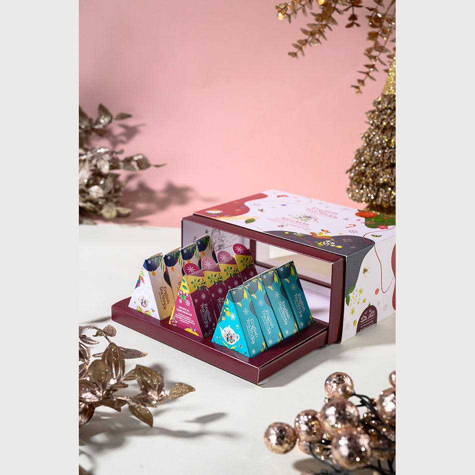 English Tea Shop Organic - Holiday Exclusive Prism - 12 Pyramid Tea Bags