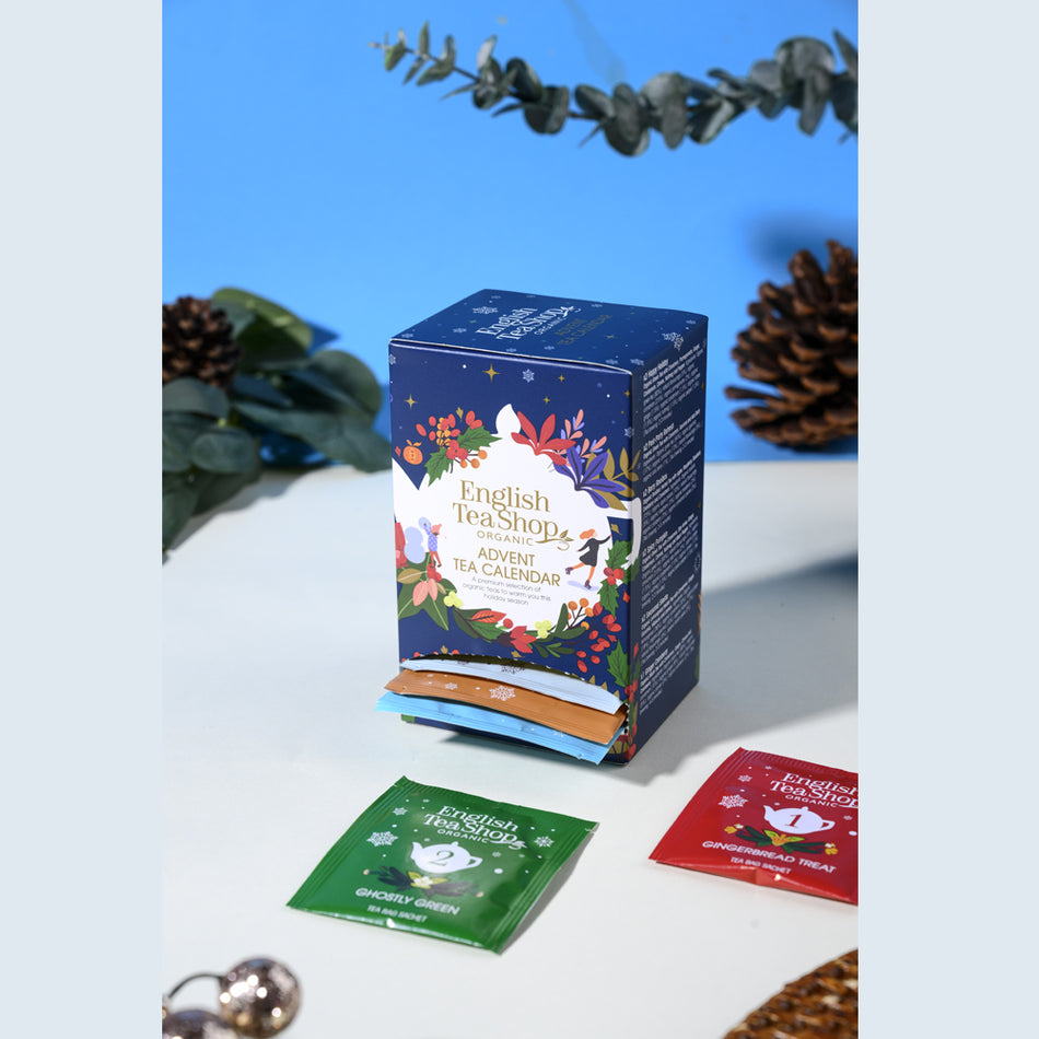 English Tea Shop Organic - Advent Tea Calendar - 25 Tea Bag Sachets