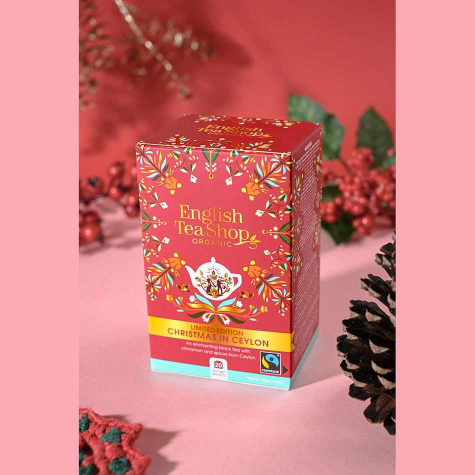 English Tea Shop Organic - Christmas in Ceylon (Limited Edition) 聖誕錫蘭茶 (限量版) - 20 Tea bag Sachets