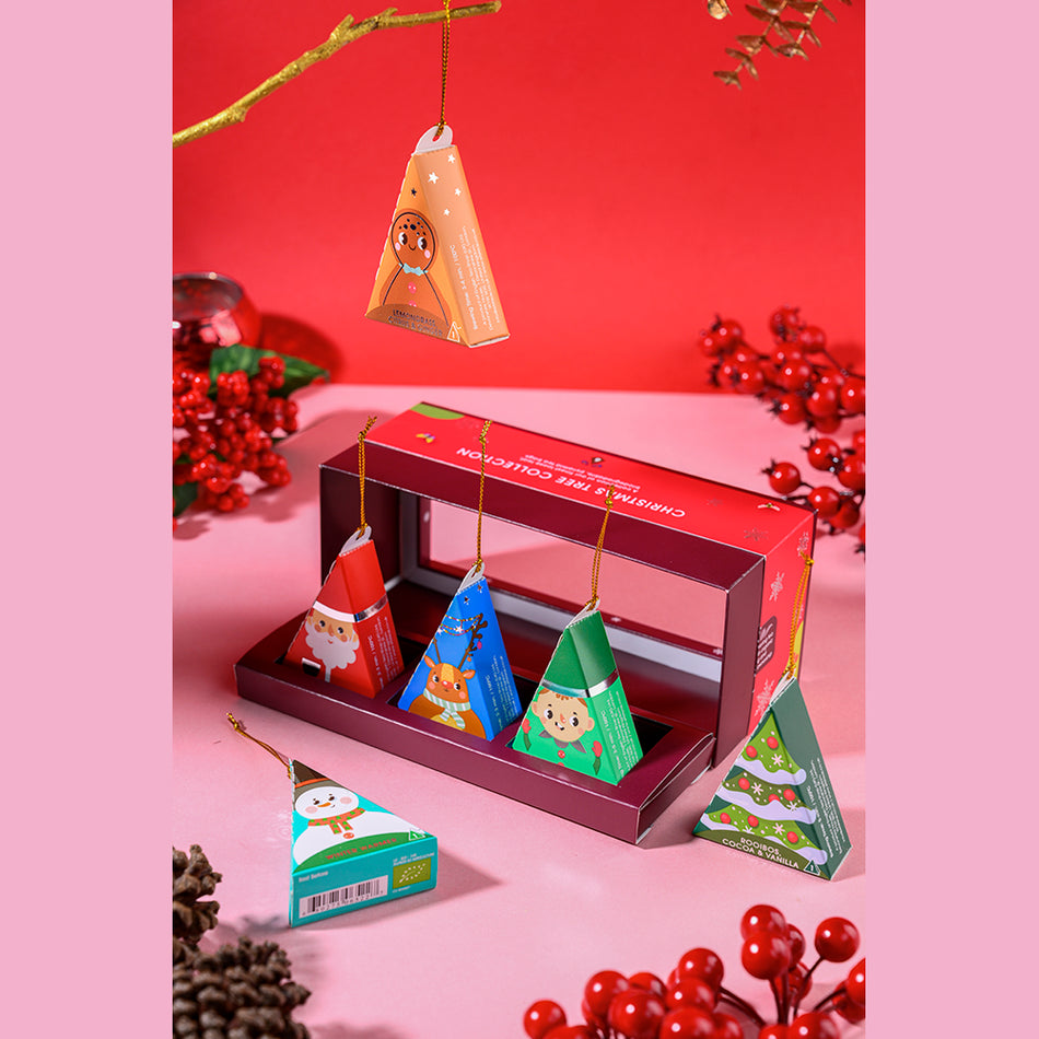 English Tea Shop Christmas Tree Collection - 6 Pyramid Tea Bags