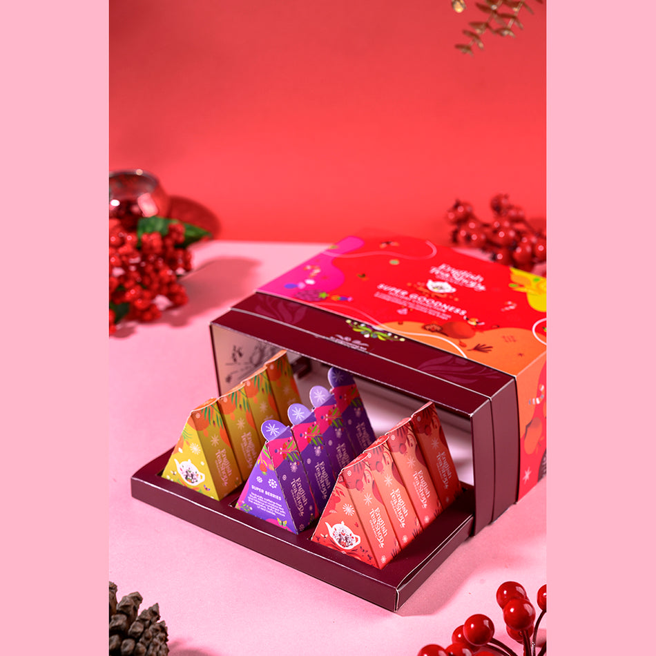 English Tea Shop Organic - Holiday Exclusive Prism - 12 Pyramid Tea Bags