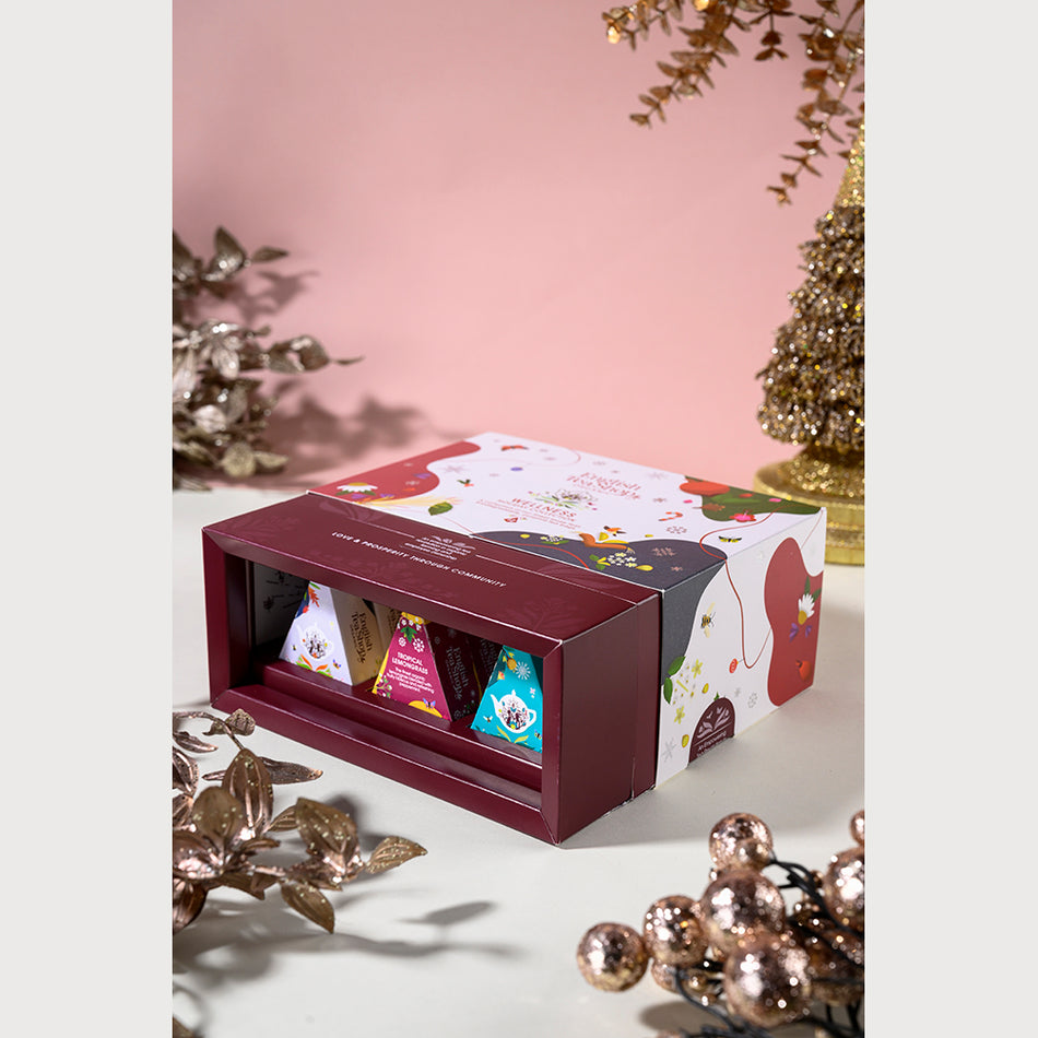 English Tea Shop Organic - Holiday Exclusive Prism - 12 Pyramid Tea Bags
