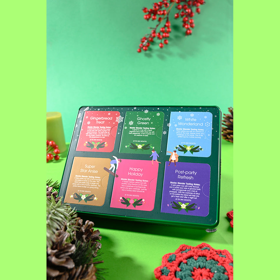 English Tea Shop Organic - Premium Holiday Collection Gift Tin (36 Tea Bags)