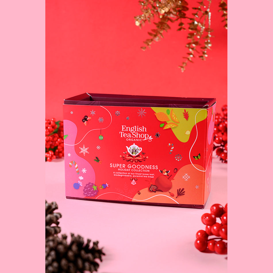 English Tea Shop Organic - Holiday Exclusive Prism - 12 Pyramid Tea Bags