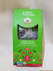 English Tea Shop Organic - Green Tea & Pomegranate (石榴綠茶)