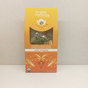 English Tea Shop Organic - Turmeric (Curcuma), Ginger & Lemongrass (薑黃薑香茅茶)