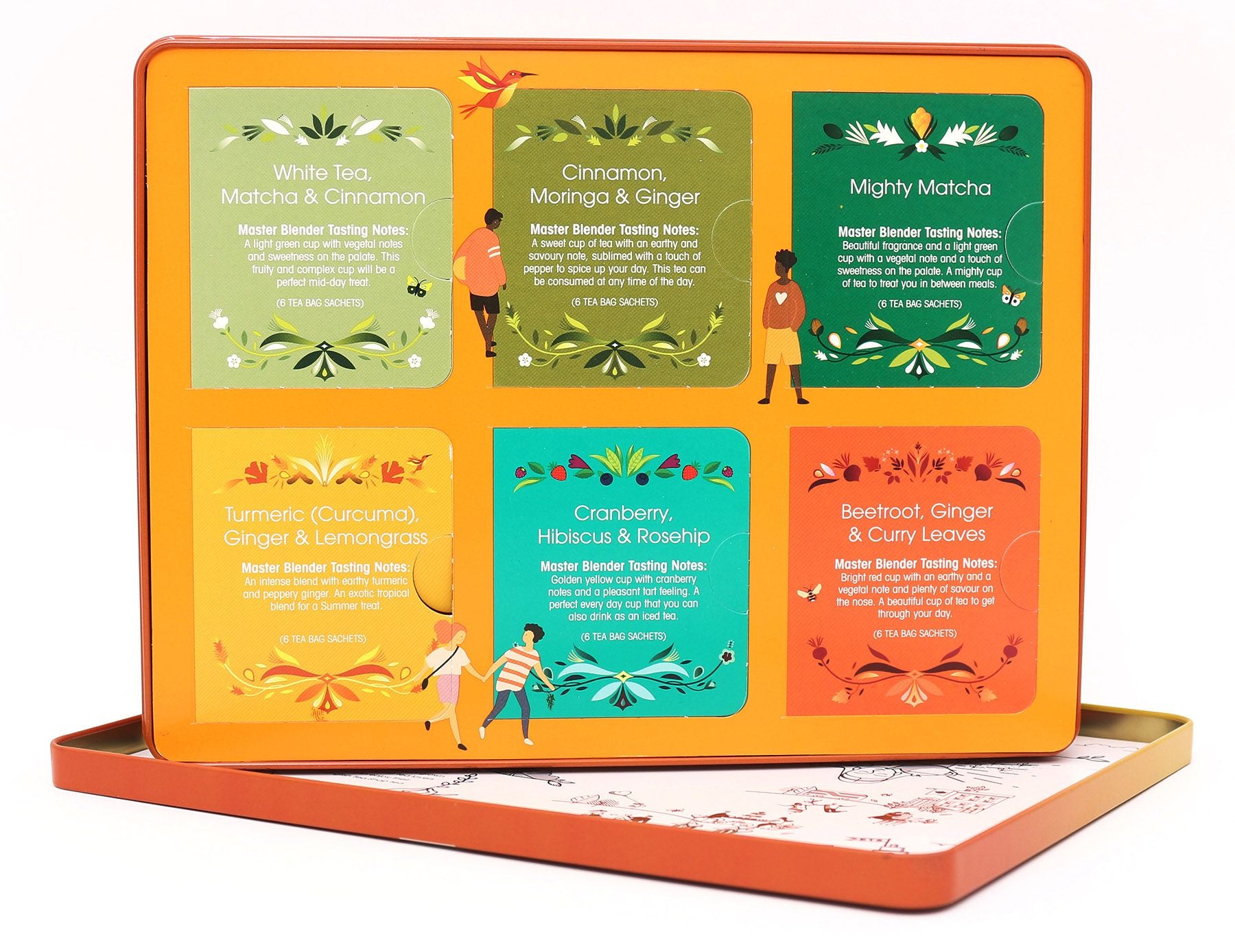 English Tea Shop Organic Super Goodness Collection Gift Tin (Gold) - 36 Tea bag Sachets