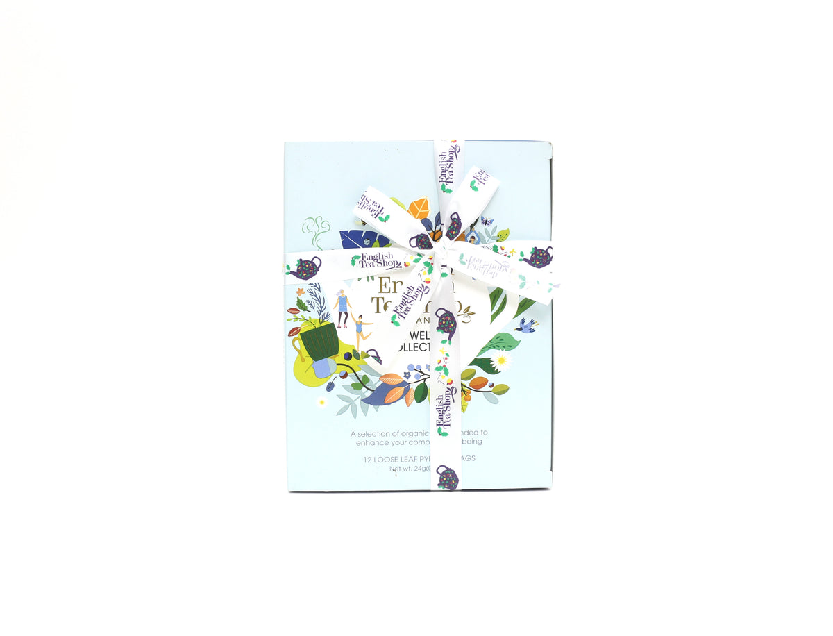 Holiday White Prism - 12 Loose Leaf Tea Pyramid Bags