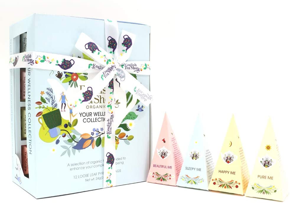 English Tea Shop Organic Wellness Tea Collection Prism - 12 Pyramid Te - 3pm Tea Shop - View #13